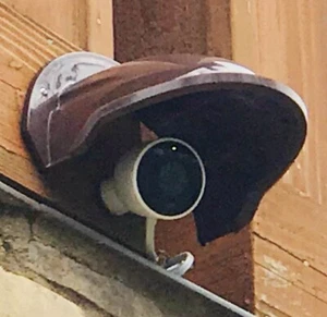Protector de cubierta para sombrilla de lluvia solar para exterior NEST IQ ARLO ANILLO cámara-CAFÉ - Imagen 1 de 11