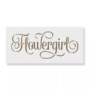 Plantilla de etiqueta de boda de niña flor - Imagen 1 de 4