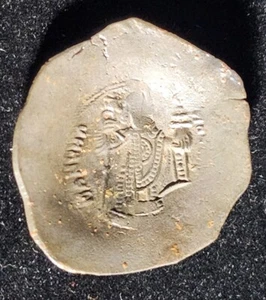 Nice QUALITY Cup Shaped Byzantine Coin of Manuel I Christ & Crowned Mary t3764 - Picture 1 of 4