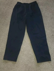 Womens Cabin Creek 10P Dark Blue Elastic Waist Pants Casual Park Relax - Picture 1 of 7