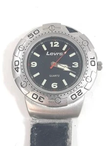 Vtg Levis Clip On Pocket Watch Parts Or Repair - Picture 1 of 8
