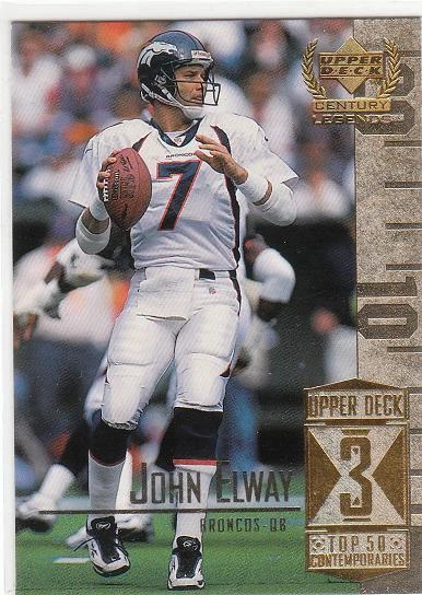JOHN ELWAY 1999 Upper Deck Legends Football card #53 Denver Broncos NR MT - Image 1 of 1