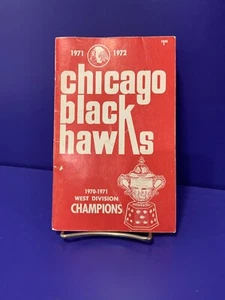 Chicago Blackhawks 1971-72 Official Media Press Guide~Bios, Roster, Stats - Picture 1 of 7