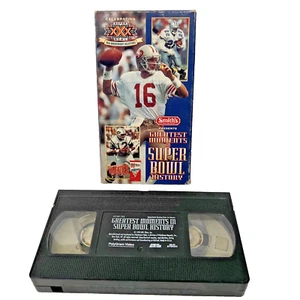 Greatest Moments in Super Bowl History Super Bowl XXX VHS 1995 Smith's - Picture 1 of 8