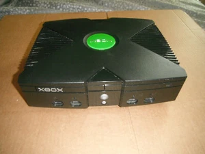 Microsoft Xbox Launch Edition Console - Black Tray Stuck Opens With Paperclip - Picture 1 of 5