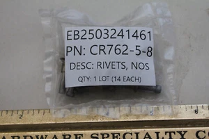 Cherry Rivets P/N: CR762-5-8 (EB2503241461B) Lot of 14 each - Picture 1 of 2