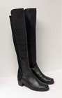 Stuart Weitzman Reserve 5050 Over-The-Knee Boots, Black Leather, Women's 8 M