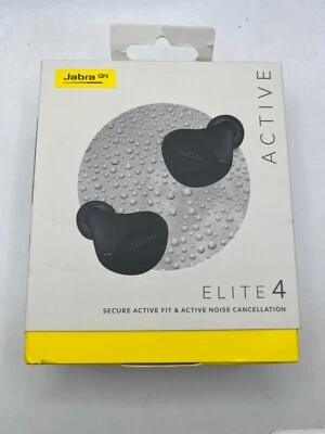 Jabra Elite 4 Active Noise Cancelling Bluetooth In-Ear Headphones - Black - Image 1 of 4