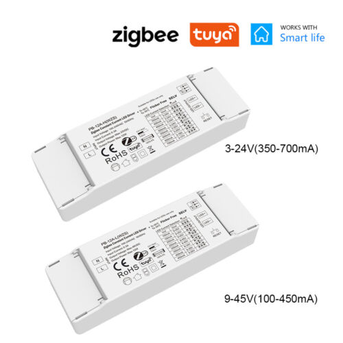 12W Zigbee LED Driver Dimmable Light Controller 9-45V 3-24V F Single Color Strip