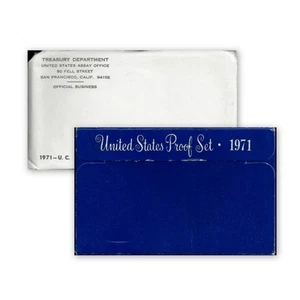 1971 P+D+S como nuevo conjunto de prueba ~ Kennedy Washington Roosevelt Jefferson Lincoln - Imagen 1 de 4