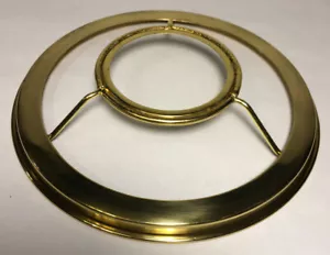 New 7" Fitter Solid Brass Shade Ring Holder For No. 2 Brass Plated Burners SR724 - Picture 1 of 4
