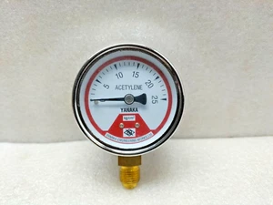 REGULADOR DE ACETILENO YANAKA 0-25 kg/cm2 1/4""BSP - Imagen 1 de 7