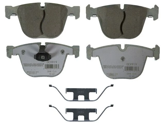 Juego de pastillas de freno traseras Wagner 86921SYBP para BMW 545i 2004-2005 Foto 1 de 2