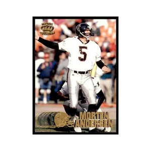 Carte da calcio Morten Andersen 1997 Pacific #15 come nuove - Foto 1 di 3