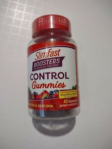 Slim-Fast Boosters Control Gummies 2021 new sealed HTF discontinued mixed berry