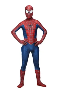 Spiderman Kostüm Erwachsene Maskottchen Kleid Herren Spinne komplett Karneval Spider - Bild 1 von 12