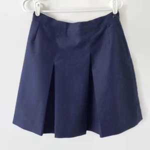 Ideal Department Store Uniform Skirt Girls 12 1/2 Navy Blue School Academia - Picture 1 of 14