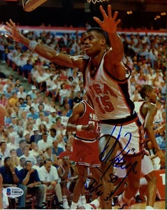 DAVID ROBINSON Team USA Signed + Inscribed 8x10 BAS COA Beckett Autographed - Picture 1 of 1