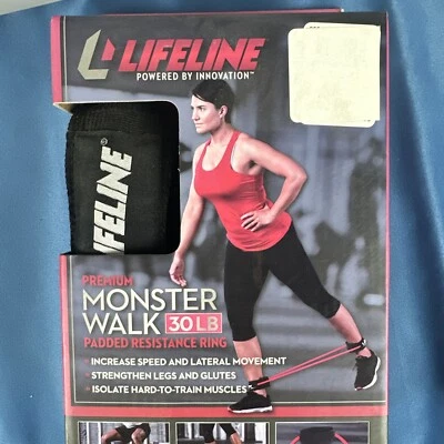 *NEW Lifeline Premium Monster Walk  30LB padded Workout Fitness Resistance Ring - Image 1 of 2