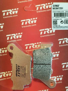 TRW Lucas Bremsbelag MCB672SH KTM 125 200 390 620 640 660 690 990 Duke Enduro - Bild 1 von 4