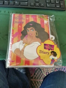 Vintage Disney Esmeralda Hunchback of Notre Dame Diary Orange Cover New Sealed - Picture 1 of 2