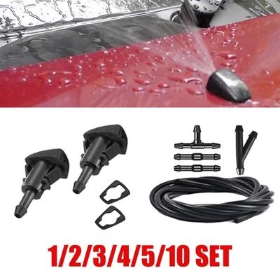 1-10Set стеклоочиститель омыватель распылитель сопло струйный для Grand Jeep 2011-17 Cherokee - Изображение 1 из 4