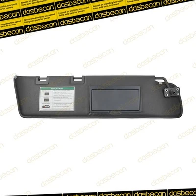 Right Passenger Gray Sun Visor w/ Mirror for Freightliner Cascadia 2007-2017 - Изображение 1 из 4