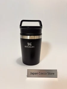 New STANLEY Vacuum Mug 0.23L Heat Insulation Stainless Steel Mug Matte Black - Picture 1 of 12