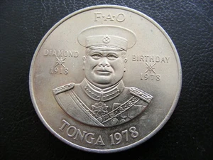W403w Tonga 2 Pa'anga 1978 Cupro Nickel 44mm FREE POSTAGE - Picture 1 of 2