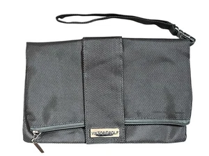 VIKTOR & ROLF KLM Airlines Grey Nylon Travel/Make-Up Bag Wristlet -Toiletries - Picture 1 of 5