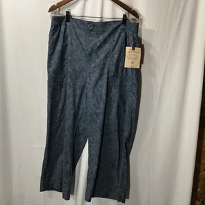Neu mit Etikett Democracy Ab Technology leichte kurze Cargohose Baumwollmischung Blumenmuster 16 - Bild 1 von 10