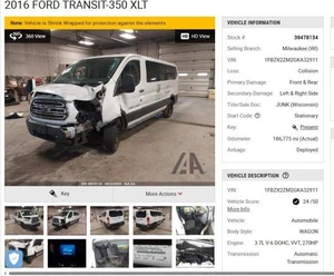 Starter Motor Turbo Fits 15-19 TRANSIT 150 4285070 - Picture 1 of 5