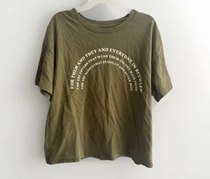 Women’s Target Pride Adult Rainbow Short Sleeve T-Shirt - Olive Green XS LGBTQ - Picture 1 of 5