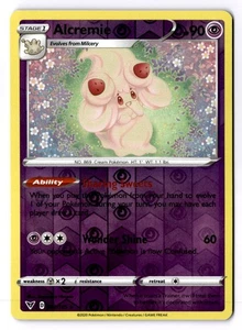Alcremie Reverse Holo Rare SWSH04: Vivid Voltage 081/185 NM - Picture 1 of 2