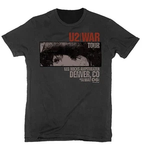 Camiseta oficial de U2 War Red Rocks para hombre - Imagen 1 de 4