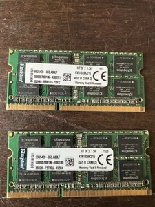 Kingston KVR13S9K2/16 16 GB (8 GB x 2) DDR3-1333 MHz PC3-10600 SODIMM Memoria RAM - Imagen 1 de 1