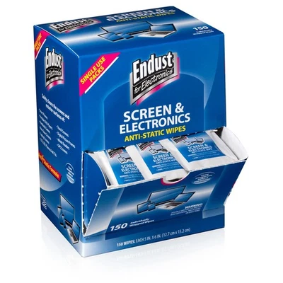  Individually Wrapped Portable Anti-Static Screen & Electronics Cleaning Wipe... - Image 1 of 4