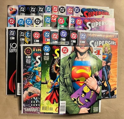 SUPERGIRL #1-23 27-32 + #1,000,000 Set of 30 DC Comics PETER DAVID 1996 - Image 1 of 4