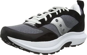 Saucony Men’s Jazz Hybrid Sneaker Black and Silver - Picture 1 of 6