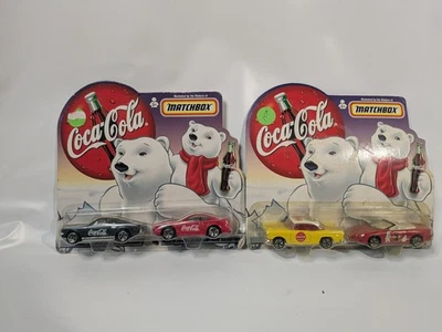 Matchbox Coca-Cola Polar Bear Cars, Dad & Sons Car Lot - 2 / 2 Packs - Image 1 of 4