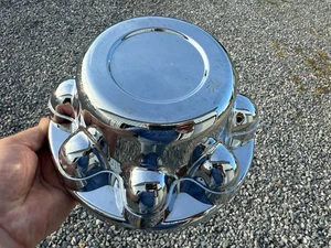 CARGO RV TRAVEL TRAILER WHEEL CENTER CAP CHROME FINISH QT865 - Picture 1 of 5