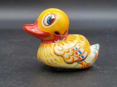 复古 Lehmann Paak Paak 摩擦驱动鸭。 西德制造,很好用! — 第 1/4 张图片