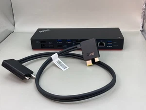 Lenovo Thunderbolt 3 Workstation Dock Gen 2 DK1841 Laptop mit ThinkPad Kabel - Bild 1 von 5