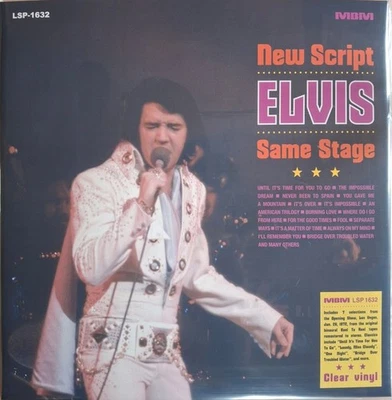 Elvis Presley 2 LP's New Script Same Stage clear vinyl SEALED NEU - Bild 1 von 2