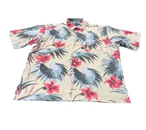VTG Polo By Ralph Lauren Hawaiian Shirt Men’s X-Large Multicolor Floral Cotton - Picture 1 of 6
