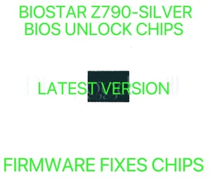 BIOSTAR Z790-SILVER, NO PASSWORD FIRMWARE FIXES BIOS CHIP LATEST VERSION - Afbeelding 1 van 1