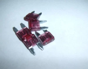5 Automotive ATM Mini Fuse Nickel 40 Amp for Car Boat Audio Auto Alarms Fuses - Picture 1 of 1