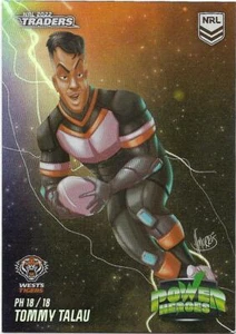 2022 Nrl Traders Power Heroes (PH 18/18) Tommy TALAU West Tigers - Imagen 1 de 1