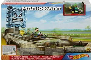 HOT WHEELS Mario Kart Thwomp Ruins Track Set. First Appearance Luigi Brandneu - Bild 1 von 2