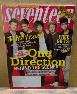 2013-2014 Dec/Jan SEVENTEEN Magazine ONE DIRECTION “Behind The Scenes” (MH123) - Picture 1 of 7